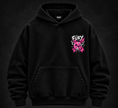 FURY Pink Bear Hoodie